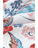 Azura Exchange Split Neck Bubble Sleeve Blouse - 2XL