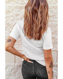 Azura Exchange Graphic Print Crew Neck T Shirt - XL