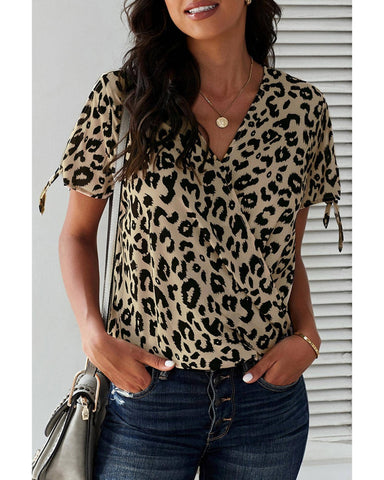 Azura Exchange V Neck Twist Top - L