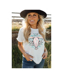 Azura Exchange Steer Skull Graphic T-Shirt - XL