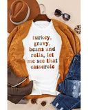 Azura Exchange Thanksgiving Slogan Graphic Tee - XL