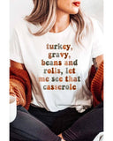 Azura Exchange Thanksgiving Slogan Graphic Tee - XL