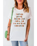 Azura Exchange Thanksgiving Slogan Graphic Tee - XL