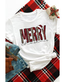 Azura Exchange Plaid Leopard Print Short Sleeve T Shirt - M