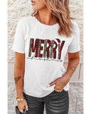 Azura Exchange Plaid Leopard Print Short Sleeve T Shirt - M