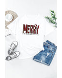 Azura Exchange Plaid Leopard Print Short Sleeve T Shirt - M