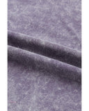 Azura Exchange Mineral Wash Pocketed Tee with Slits - S