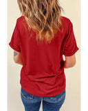 Azura Exchange Valentine Letter Print T Shirt - S