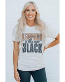 Azura Exchange Leopard Print Western Fashion T-Shirt - XL