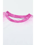 Azura Exchange Bleached Graphic Crew Neck T-Shirt - L