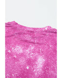 Azura Exchange Bleached Graphic Crew Neck T-Shirt - L