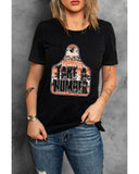 Azura Exchange Graphic Crew Neck Tee - L