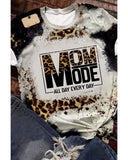 Azura Exchange Mom Mode All Day Every Day Bleached T-shirt - S