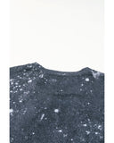 Azura Exchange Leopard Print Detail Bleached Tee - L