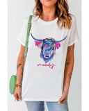 Azura Exchange Highland Heifer Moody Graphic T-shirt - 2XL