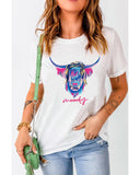 Azura Exchange Highland Heifer Moody Graphic T-shirt - S