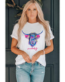 Azura Exchange Highland Heifer Moody Graphic T-shirt - S