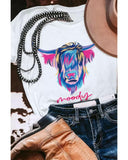 Azura Exchange Highland Heifer Moody Graphic T-shirt - S