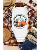 Azura Exchange Autumn Vibes Pumpkin Graphic T-shirt - XL