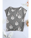 Azura Exchange Cap Sleeve T-Shirt with Pocket - L