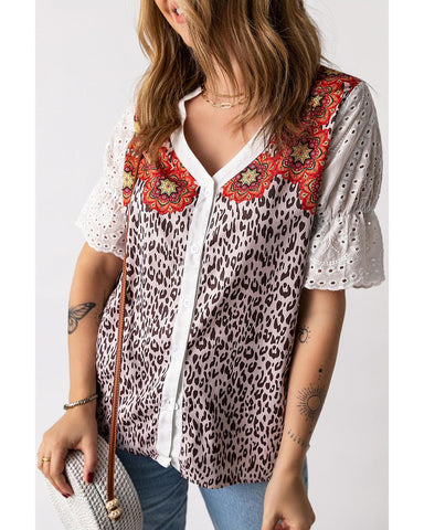 Azura Exchange Mandala Sleeves T-shirt - S