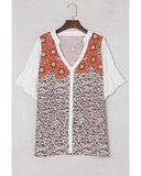 Azura Exchange Mandala Sleeves T-shirt - XL