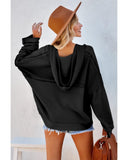 Azura Exchange Button Trim Hoodie - XL