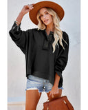 Azura Exchange Button Trim Hoodie - XL