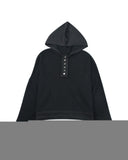 Azura Exchange Button Trim Hoodie - XL