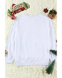 Azura Exchange Leopard Snowflake Pullover Sweatshirt - L