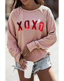 Azura Exchange Glitter Pattern Print Graphic Sweatshirt - L