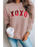 Azura Exchange Glitter Pattern Print Graphic Sweatshirt - M