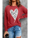 Azura Exchange Heart Graphic Pullover Sweatshirt - 2XL