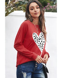 Azura Exchange Heart Graphic Pullover Sweatshirt - L