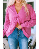 Azura Exchange Twist Open Back Oversized Sweatshirt - S