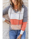 Azura Exchange Knitted Hoodie for Beach Bonfires - L