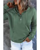 Azura Exchange Hooded Snap Button Hoodie with Pocket - 2XL