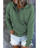 Azura Exchange Hooded Snap Button Hoodie with Pocket - S