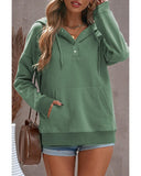 Azura Exchange Hooded Snap Button Hoodie with Pocket - S