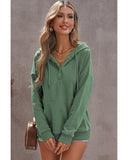 Azura Exchange Hooded Snap Button Hoodie with Pocket - S