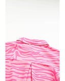 Azura Exchange Zebra Stripes Lantern Sleeve Shirt - L