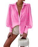 Azura Exchange Zebra Stripes Lantern Sleeve Shirt - S