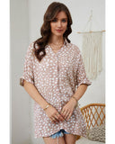 Azura Exchange Leopard Printed Twist Shirt - XL