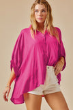 Azura Exchange Oversized Dolman Shirt - S