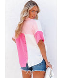 Azura Exchange Color Block Polo Shirt - XL