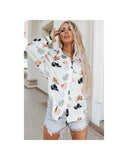 Azura Exchange Puff Sleeve Button Up Shirt - S