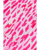 Azura Exchange Printed Sleeve Button Up Shirt - S