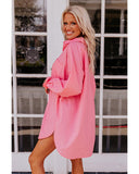 Azura Exchange Long Sleeve Oversized Tunic Shirt - L