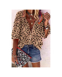 Azura Exchange Leopard Print Casual Shirt - S