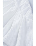 Azura Exchange One Shoulder Crinkle Tank with Ruffle Detail - S